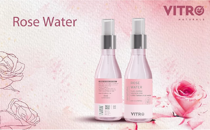 Vitro Rose Water Spray For Face with 100% Pure & Natural - Image 8