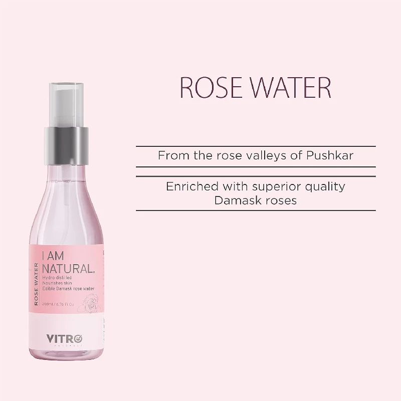 Vitro Rose Water Spray For Face with 100% Pure & Natural - Image 9