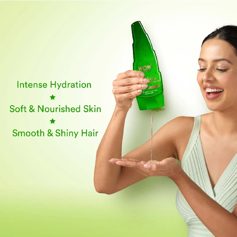 WOW Skin Science Aloe Vera Multipurpose Beauty Gel for Skin and Hair - Image 4