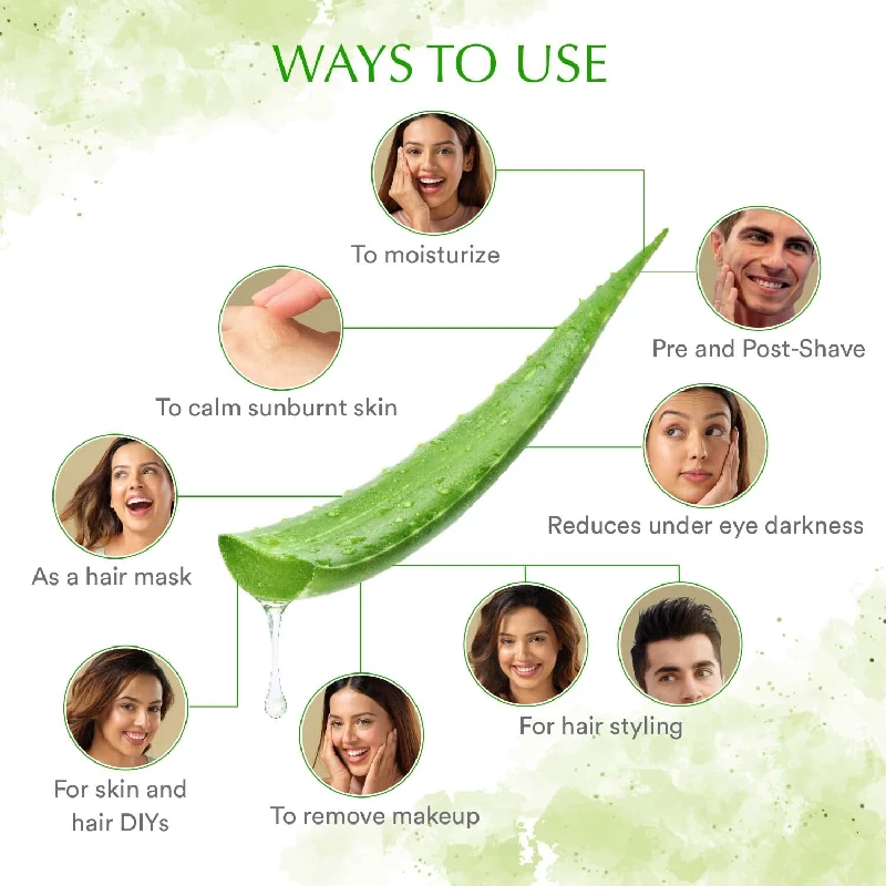 WOW Skin Science Aloe Vera Multipurpose Beauty Gel for Skin and Hair - Image 5
