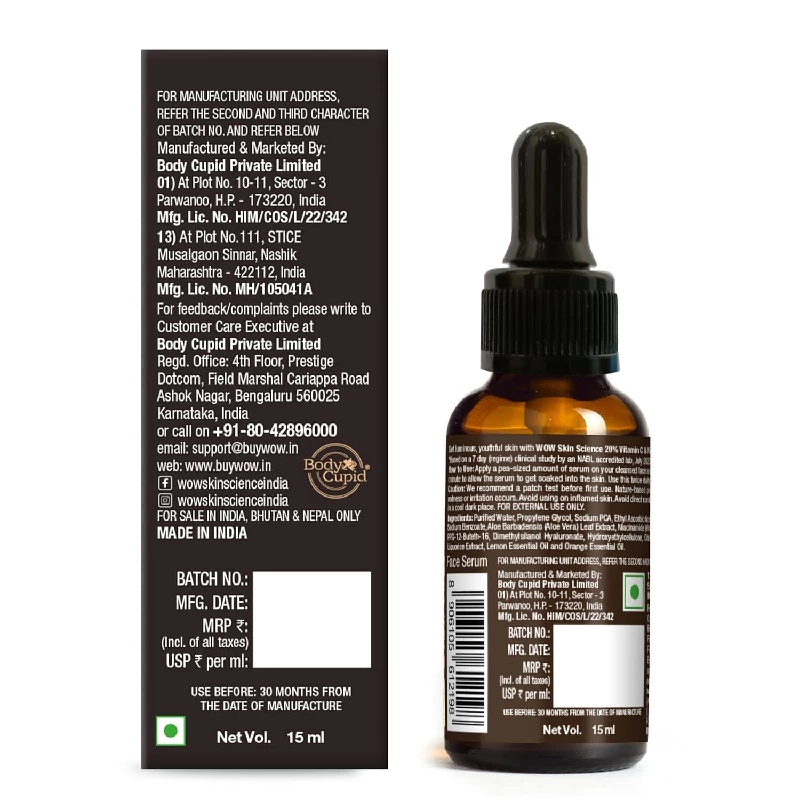 WOW Skin Science Brightening 20% Vitamin C Face Serum - Image 5
