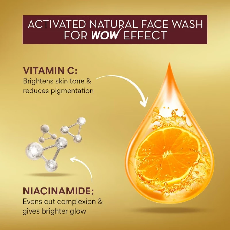WOW Skin Science Brightening Vitamin C Foaming Face Wash - Image 4