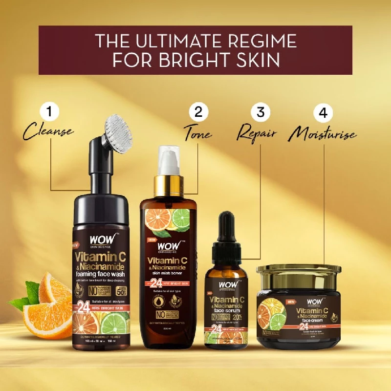 WOW Skin Science Brightening Vitamin C Foaming Face Wash - Image 7