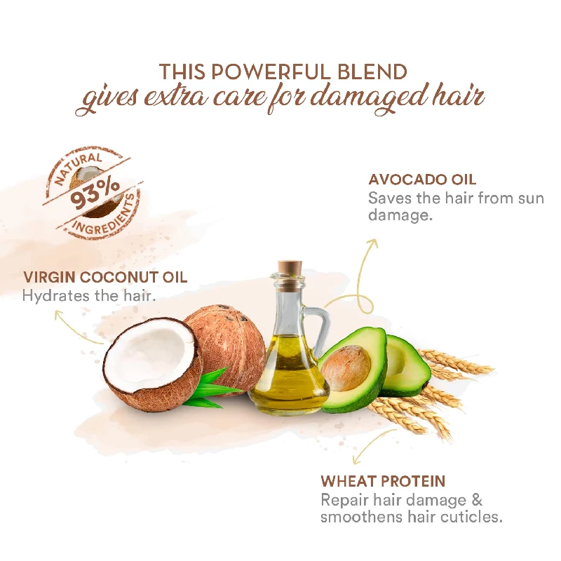 WOW Skin Science Coconut & Avocado Oil No Parabens & Sulphate Hair Conditioner - Image 3