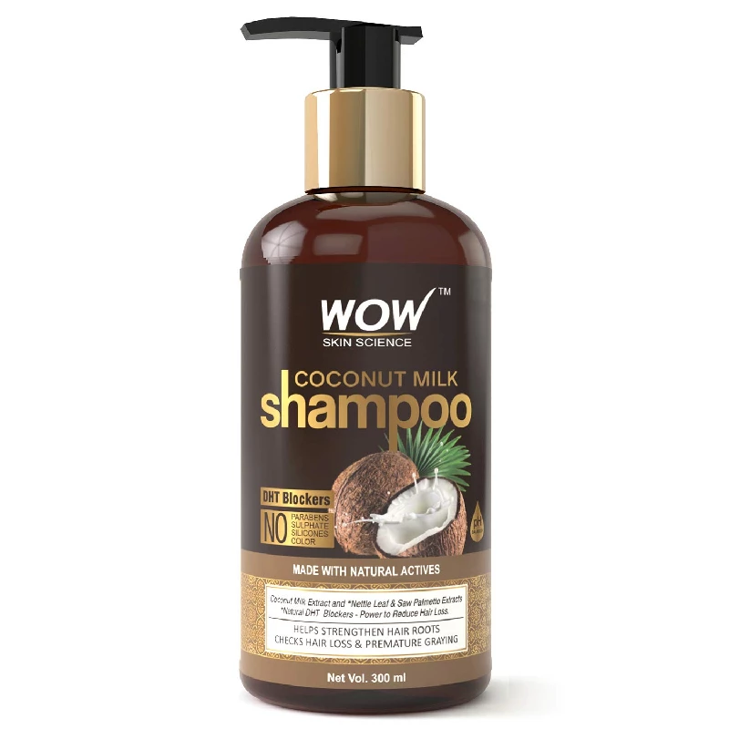 WOW Skin Science Coconut Milk Shampoo WOW Skin Science Coconut Milk Shampoo-Pack Size-300 ml