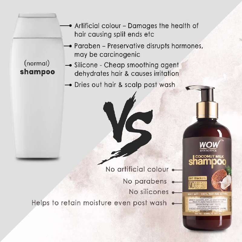 WOW Skin Science Coconut Milk Shampoo - Image 6