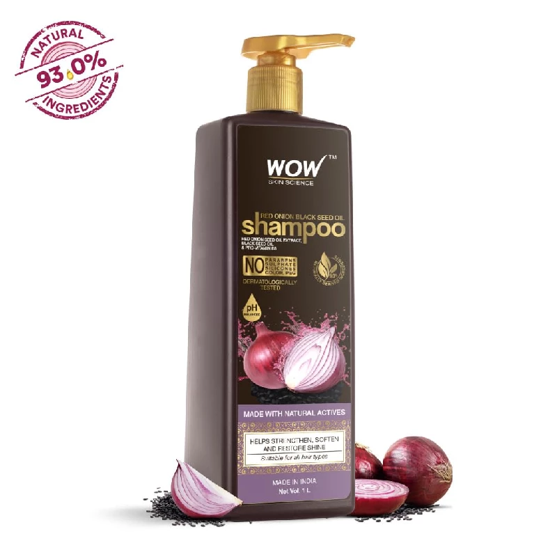 WOW Skin Science Onion Oil Shampoo WOW Skin Science Onion Oil Shampoo-Pack Size-1 L