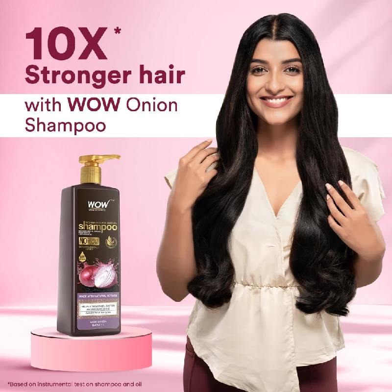 WOW Skin Science Onion Oil Shampoo - Image 3