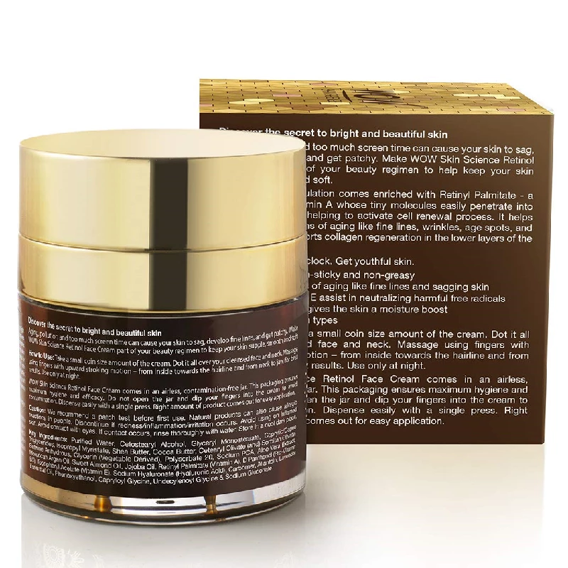 WOW Skin Science Retinol Face Cream - Image 2