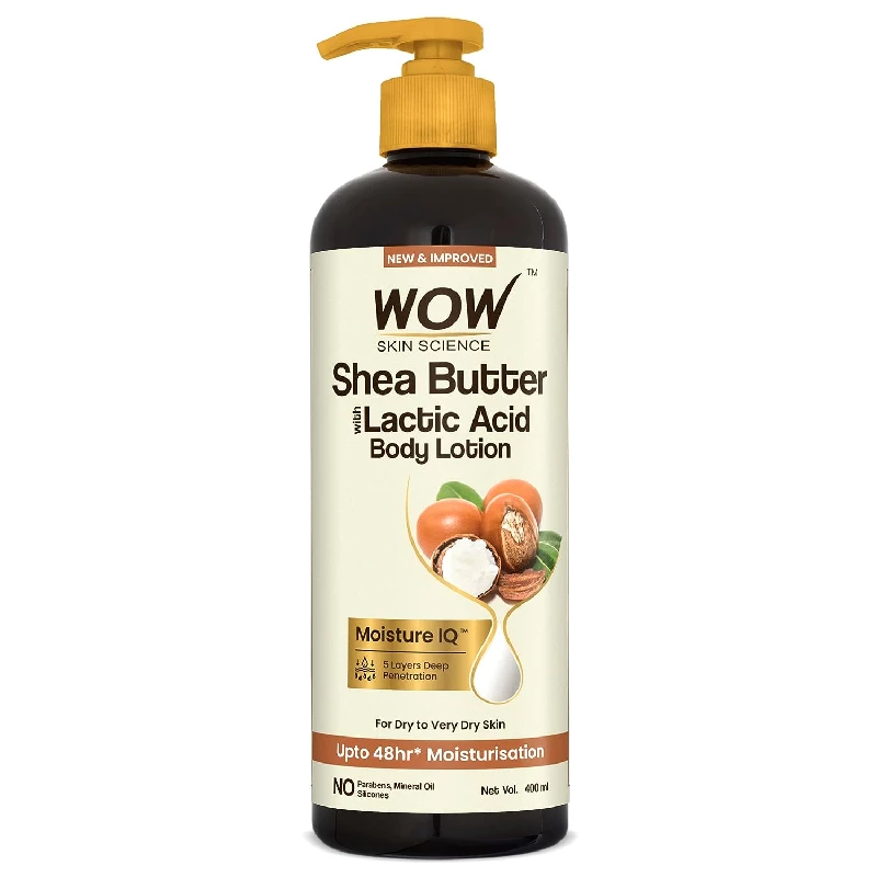 WOW Skin Science Shea Butter and Cocoa Butter Moisturizing Body Lotion WOW Skin Science Shea Butter and Cocoa Butter Moisturizing Body Lotion-Pack Size-400 ml