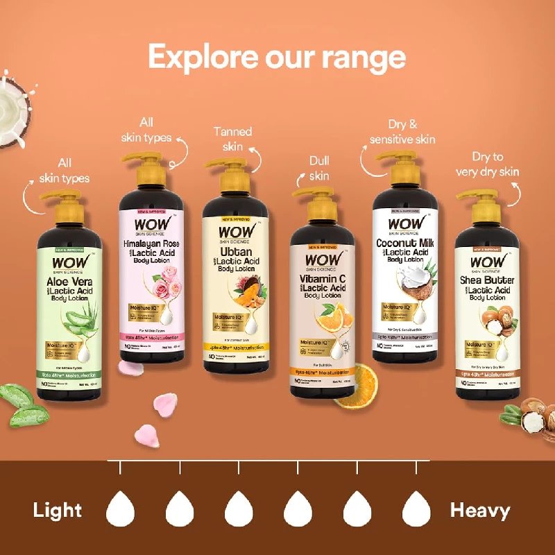 WOW Skin Science Shea Butter and Cocoa Butter Moisturizing Body Lotion - Image 9