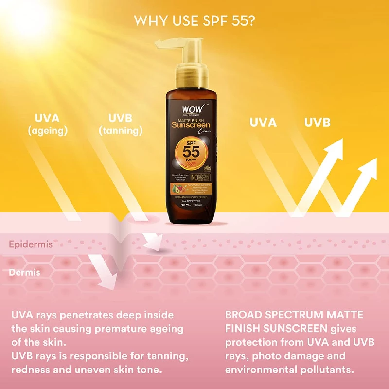 WOW Skin Science Sunscreen SPF 55 PA+++ - Image 5