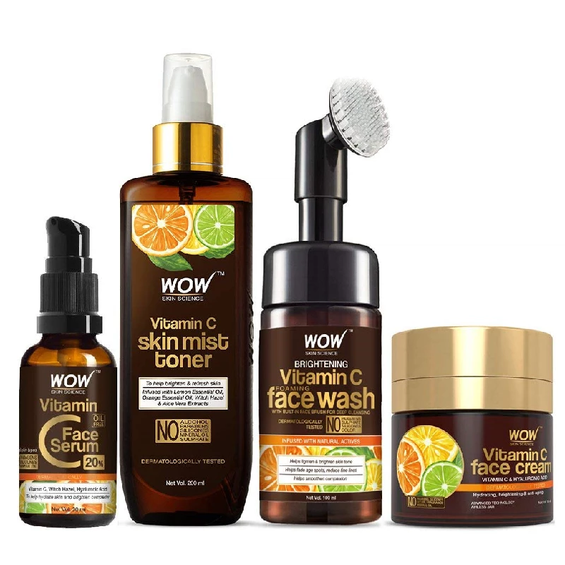 WOW Skin Science Ultimate Vitamin C Facial Kit WOW Skin Science Ultimate Vitamin C Facial Kit-Pack Size-430 ml