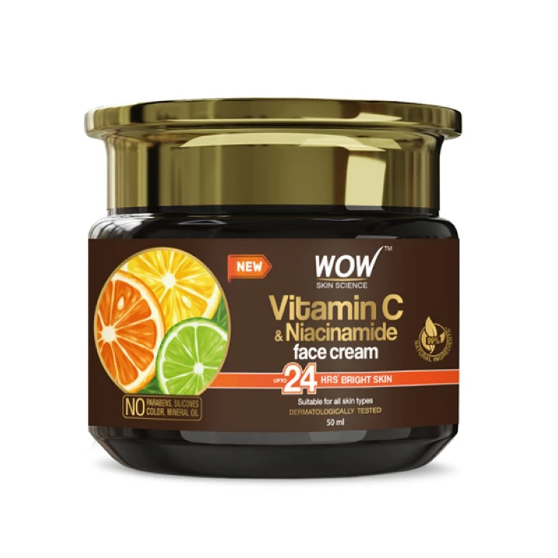 WOW Skin Science Vitamin C Face Cream WOW Skin Science Vitamin C Face Cream-Pack Size-50 ml