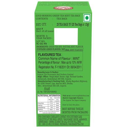 Wagh Bakri Green Tea - Mint - Image 2