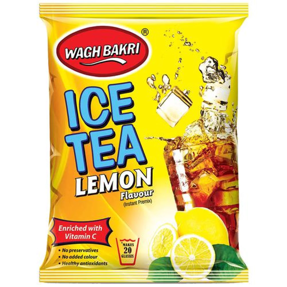 Wagh Bakri Instant Premix Ice Tea - Lemon Flavour Wagh Bakri Instant Premix Ice Tea - Lemon Flavour--250 g