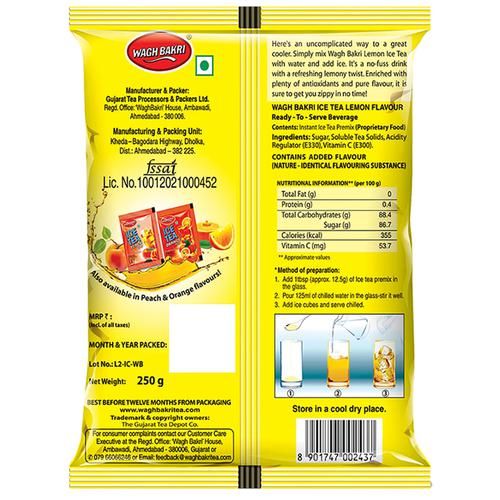 Wagh Bakri Instant Premix Ice Tea - Lemon Flavour - Image 2