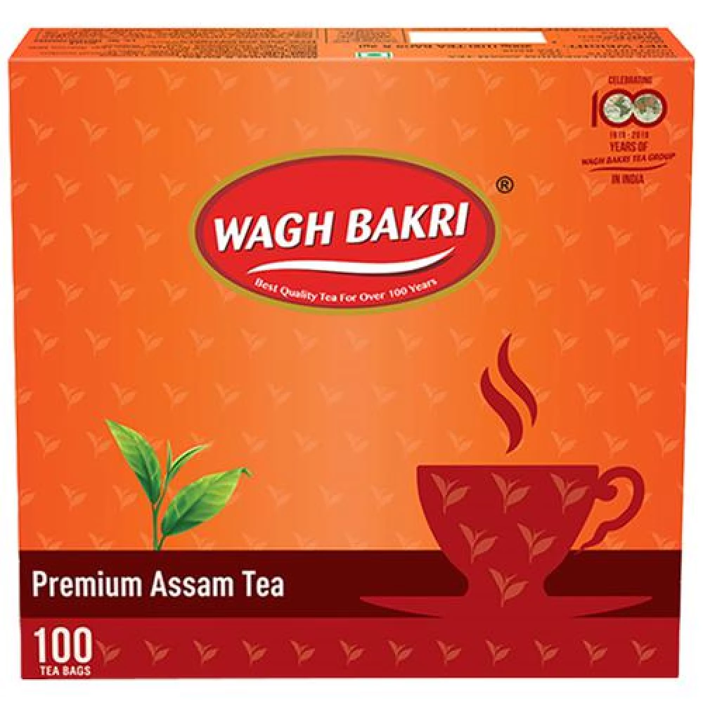 Wagh Bakri Premium Assam Tea Wagh Bakri Premium Assam Tea--200 g (100 Bags x 2 g each)