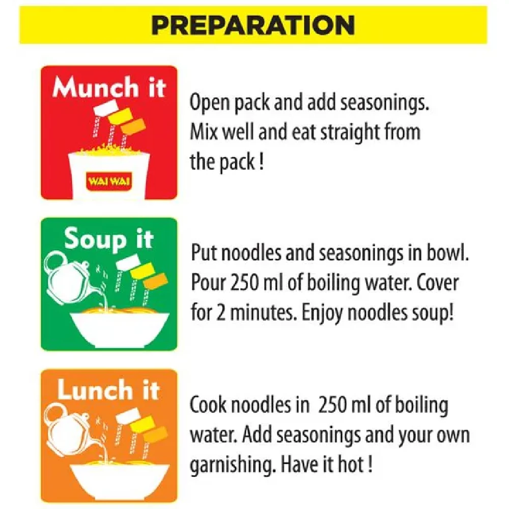 Wai Wai Ready To Eat Chicken Noodles - Image 6