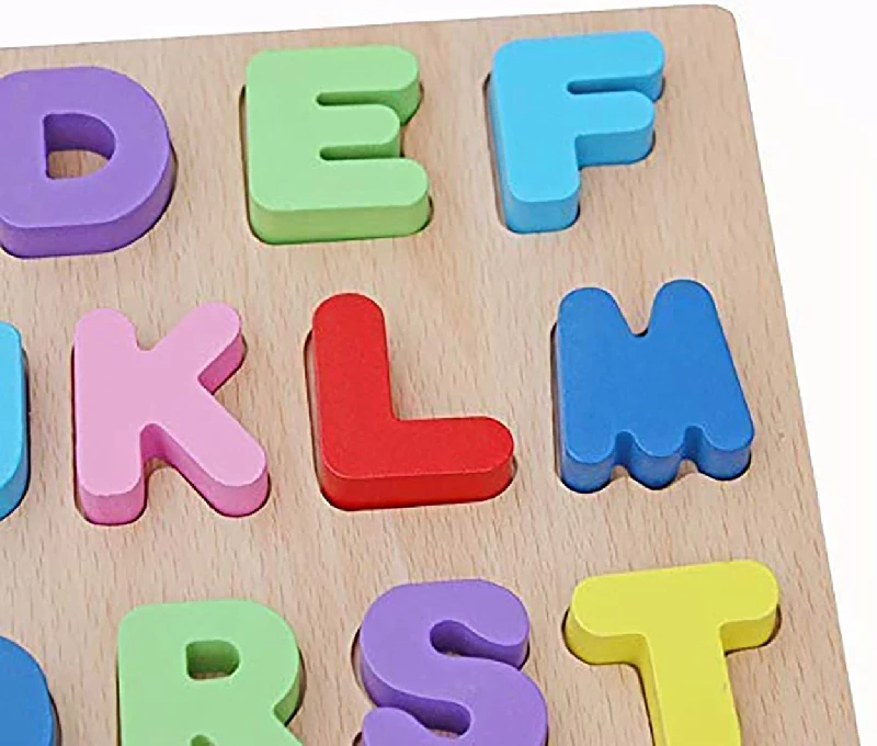 Webby Wooden Capital Alphabets Letters Learning Educational Puzzle Toy for Kids - Image 5