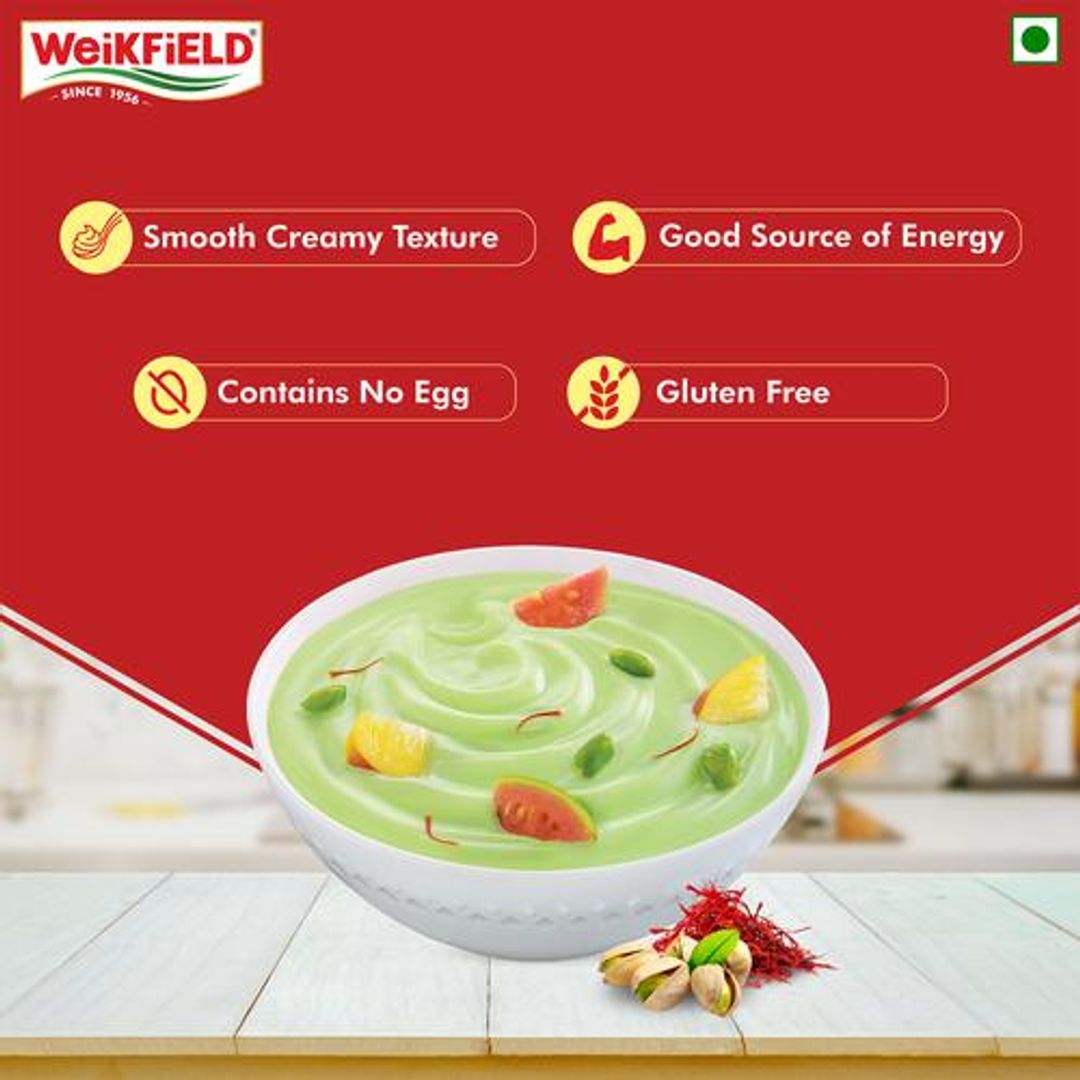 Weikfield Custard Powder - Kesar Pista Flavour - Image 6