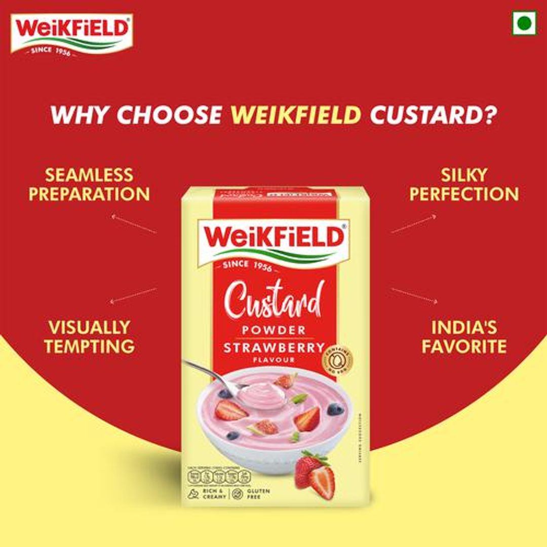 Weikfield Custard Powder - Strawberry - Image 6