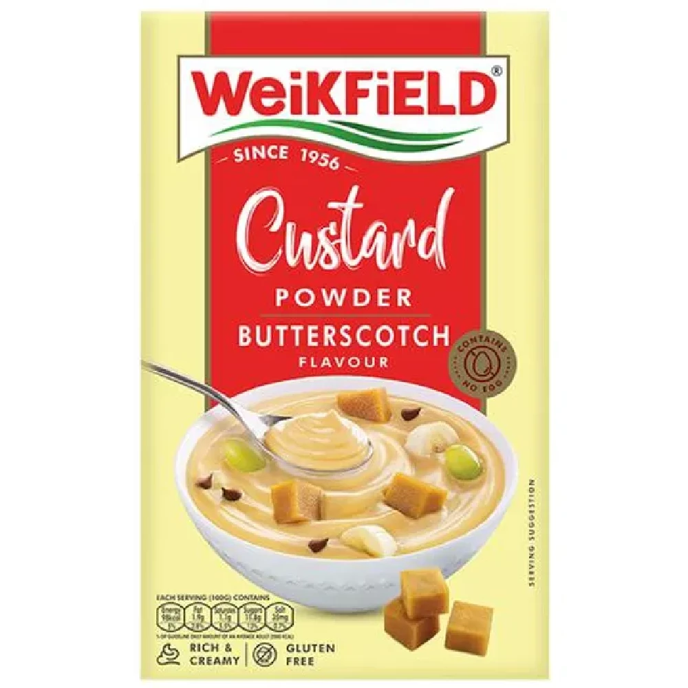 Weikfield Custard Powder Butterscotch Weikfield Custard Powder Butterscotch--75 g Carton