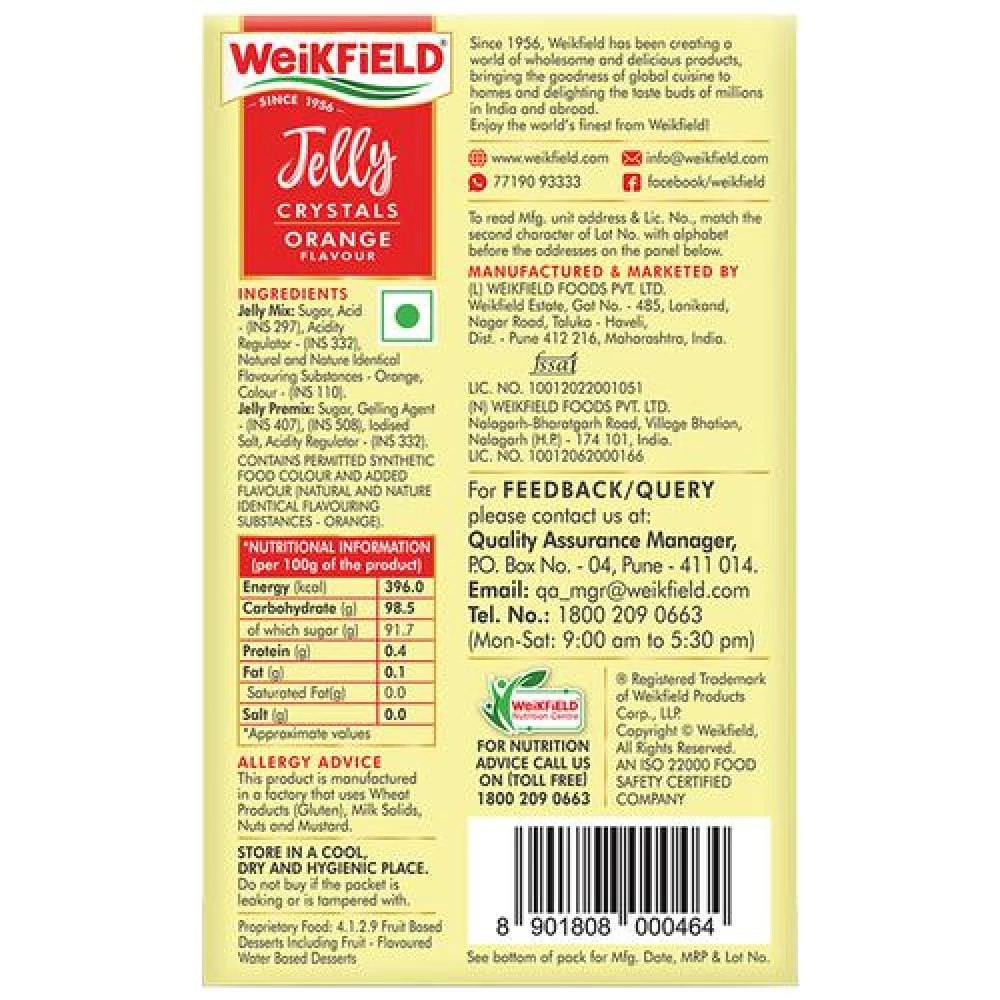 Weikfield Jelly Orange - Image 2