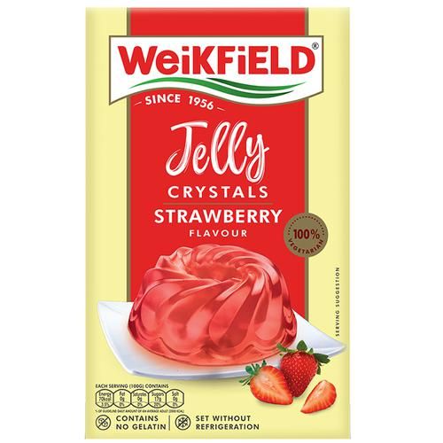 Weikfield Jelly Strawberry Weikfield Jelly Strawberry--90 g Carton
