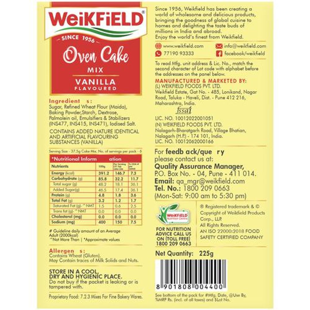 Weikfield Oven Cake Mix - Vanilla - Image 8