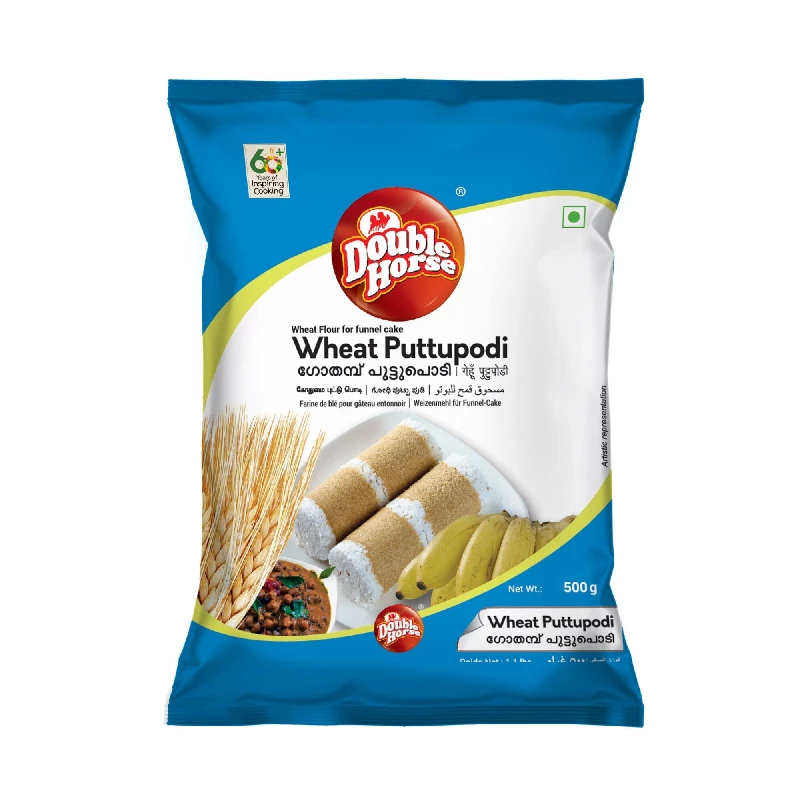 DoubleHorse Wheat Puttu Podi DoubleHorse Wheat Puttu Podi-Pack Size-500 g