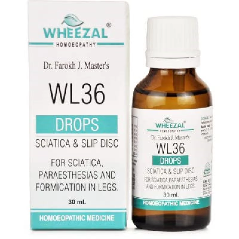 Wheezal Wl36 Sciatica & Slip Disc Drop