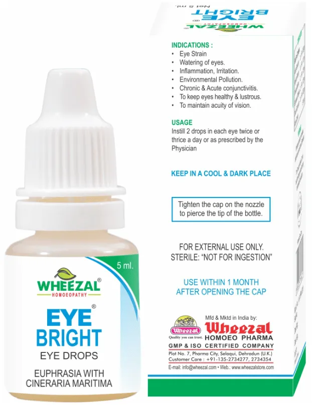 Wheezal Eye Bright Eye Drop - Image 4