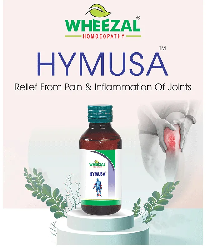 Wheezal Hymusa Syrup | Homeopathic Joint & Muscle Care | Natural Relief for Stiffness-3