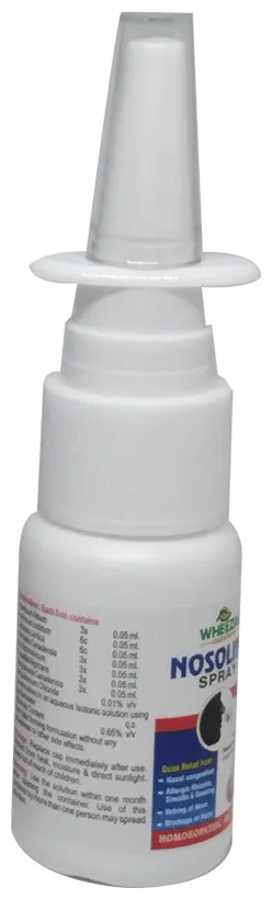 Wheezal Nosoline Nasal Spray - Image 3