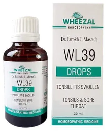 Wheezal WL39 Tonsillitis Swollen Drop - Image 1