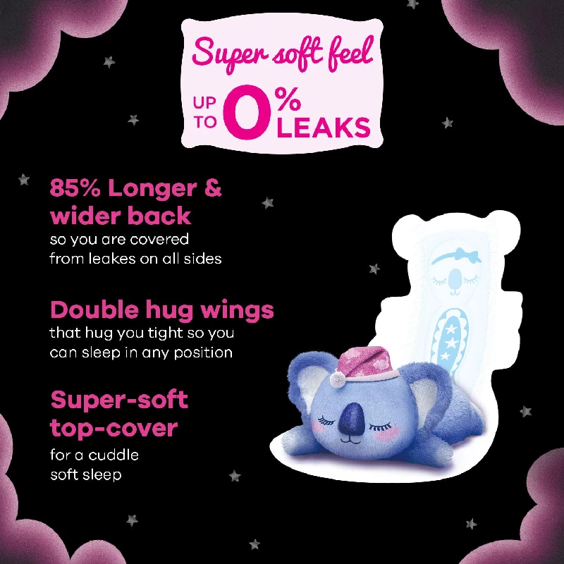 Whisper Bindazzz Night Koala Soft Sanitary Pads - Image 14