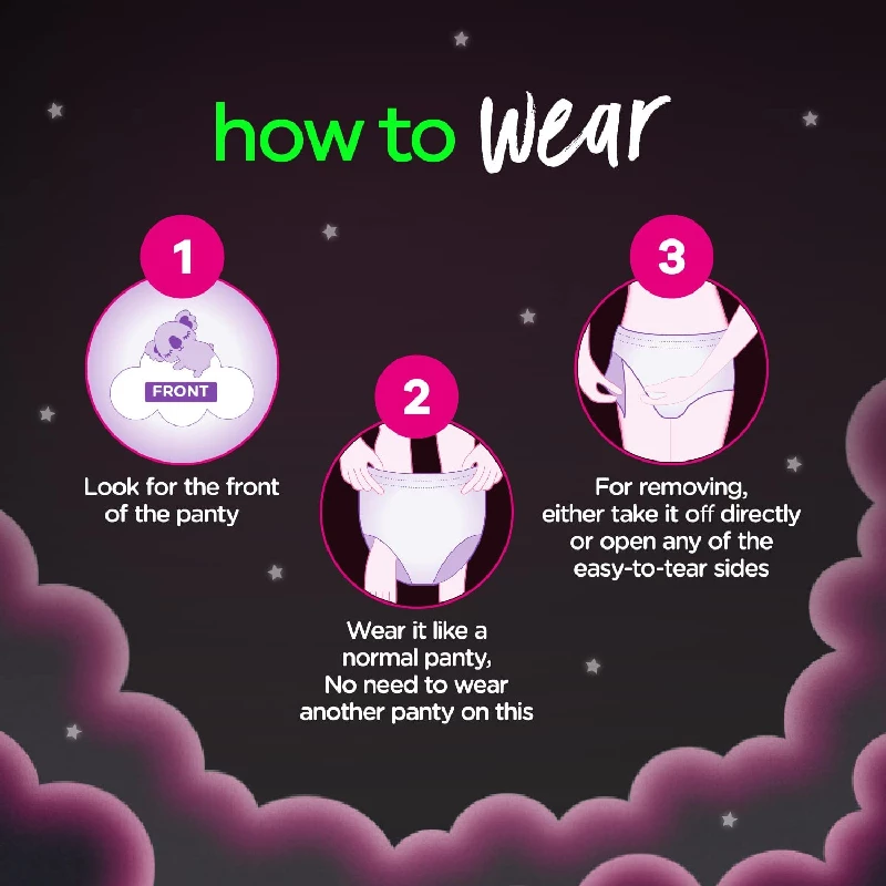 Whisper Bindazzz Night Period Panty - Image 3