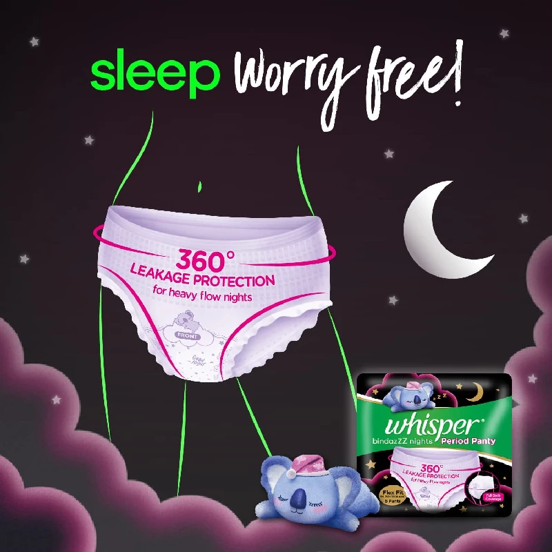 Whisper Bindazzz Night Period Panty - Image 5