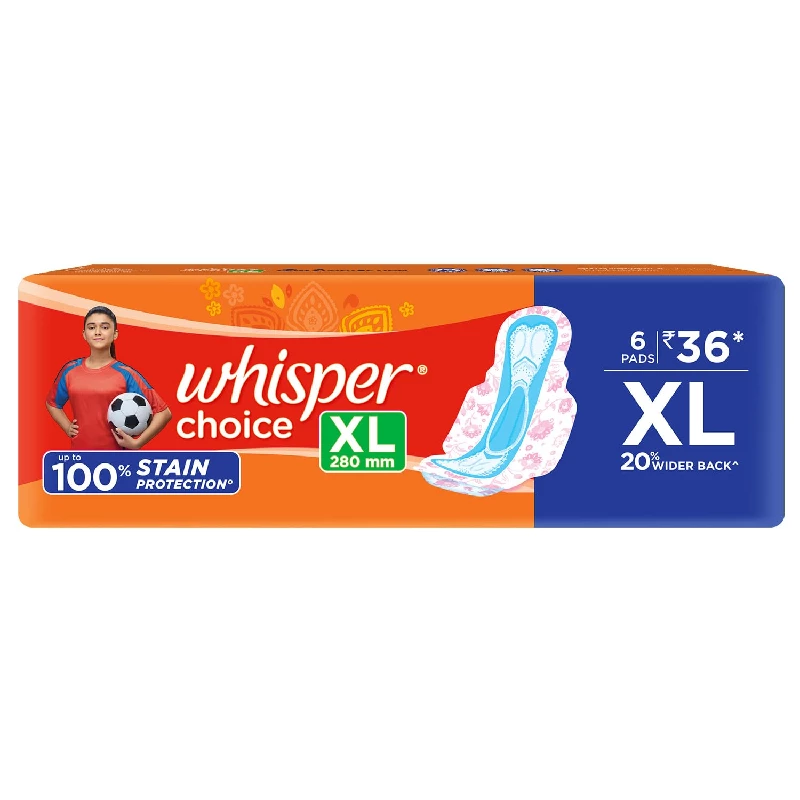 Whisper Choice Xl Sanitary Pads