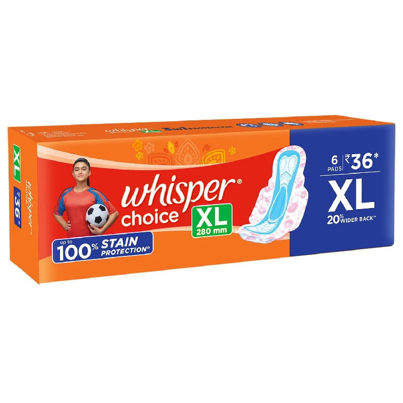 Whisper Choice XL Sanitary Pads - Image 2