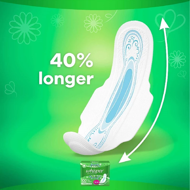 Whisper Ultra Clean XL+ Sanitary Pads - Image 8