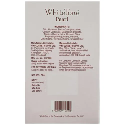White Tone Pearl Face Powder - Image 4