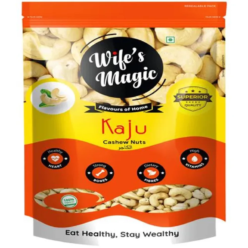 Wife's Magic  Cashew Nuts - Superior Quality Wife's Magic  Cashew Nuts - Superior Quality--500 g