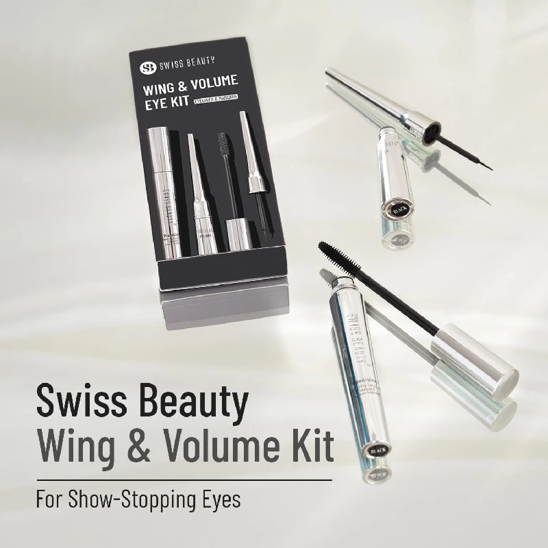 Wing & Volume Kit Mascara + Eyeliner - Image 2