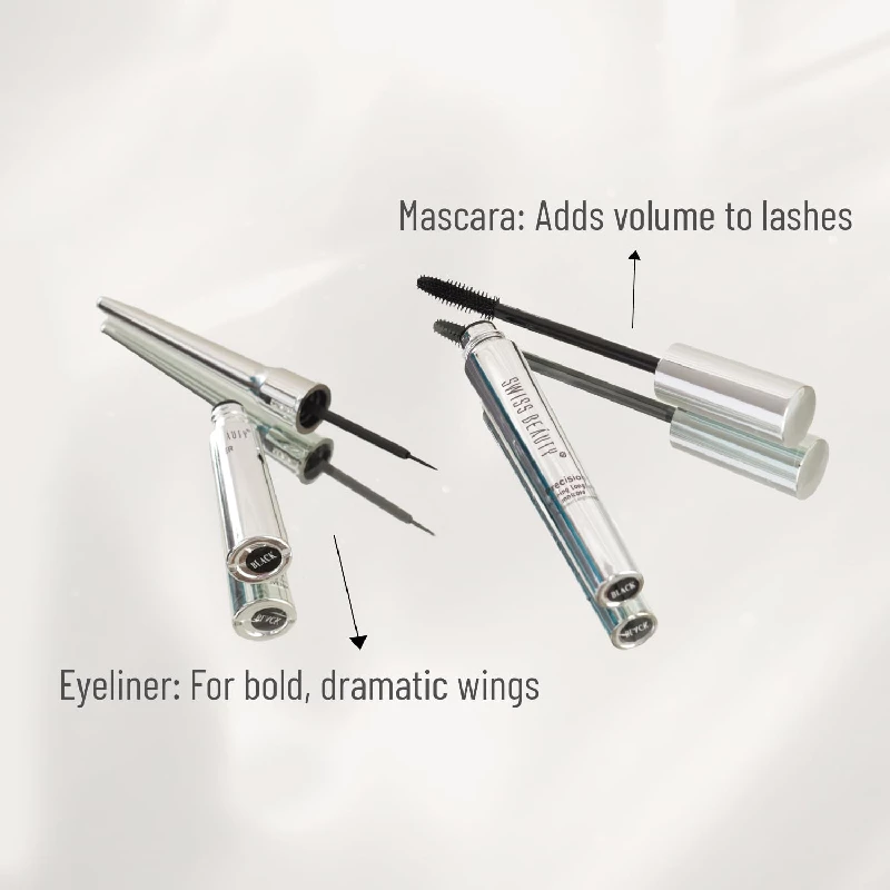 Wing & Volume Kit Mascara + Eyeliner - Image 3