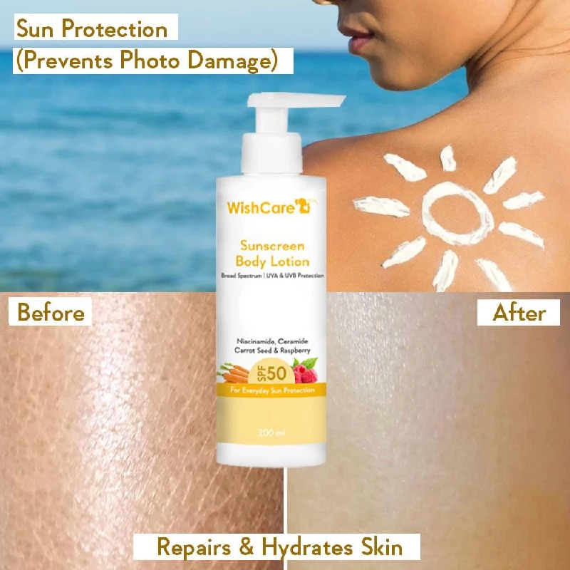 WishCare Sunscreen Body Lotion SPF 50 Broad Spectrum - Image 5
