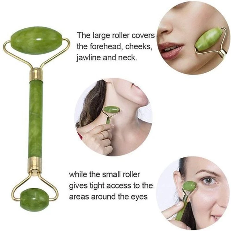 Wishcare Face Massage Jade Roller - Image 5