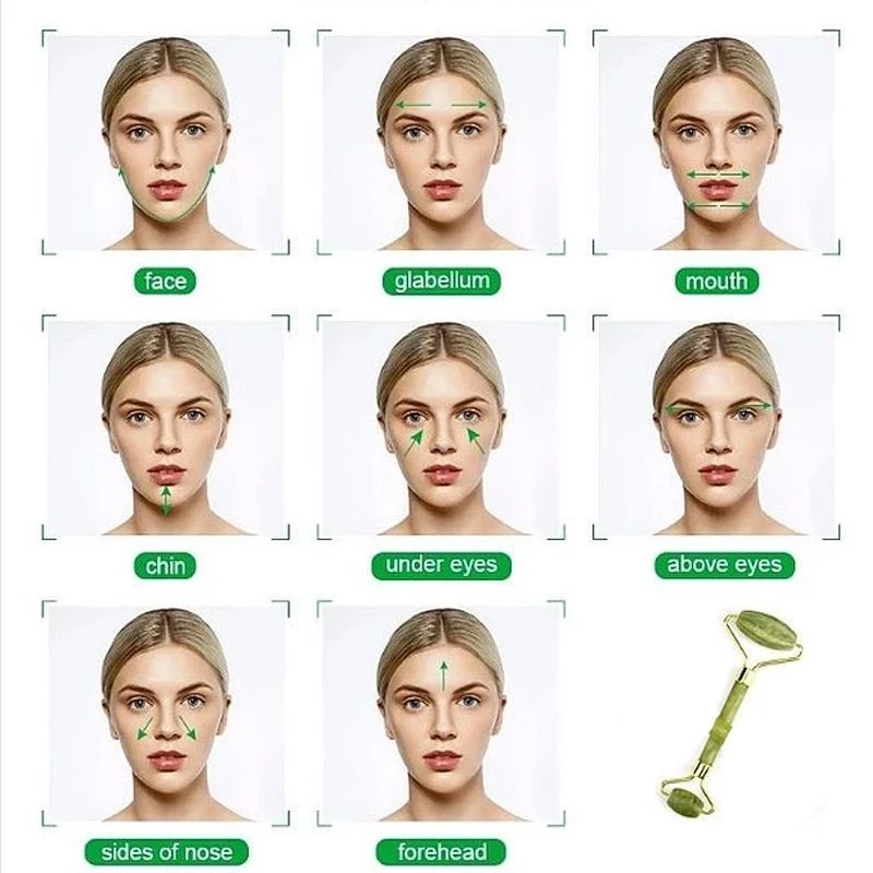 Wishcare Face Massage Jade Roller - Image 6