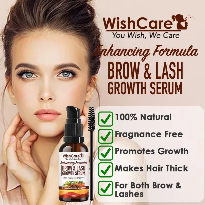 Wishcare Ultimate Eye Care Combo - Under Eye Cream & Brow-Lash Growth Serum Oil - Image 3